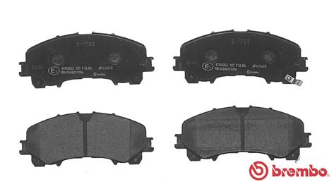 A.B.S. P 56 106 BREMBO Bremsbelagsatz, Scheibenbremse